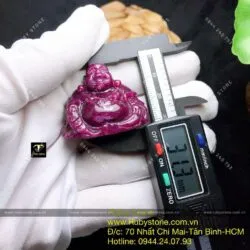 Phật Di Lặc Ruby Nam Phi dáng ngồi tự tại - Hình ảnh 12