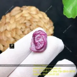 Tượng Chúa Jesus Ruby Nam Phi, kích thước 21mm - Hình ảnh 3