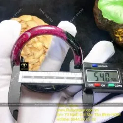 Vòng bản liền Ruby Nam Phi 3 màu bản tròn, ni tay 54mm - Hình ảnh 2