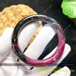 Vòng bản liền Ruby Nam Phi 3 màu bản tròn, ni tay 54mm - Hình ảnh 7