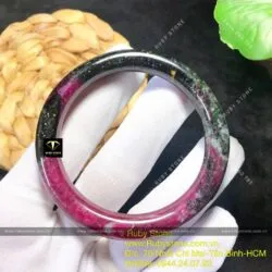 Vòng bản liền Ruby Nam Phi 3 màu bản tròn, ni tay 54mm - Hình ảnh 3
