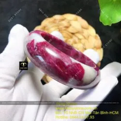 Vòng bản Ruby Nam Phi 3 màu bản 21, ni tay 57mm - Hình ảnh 9