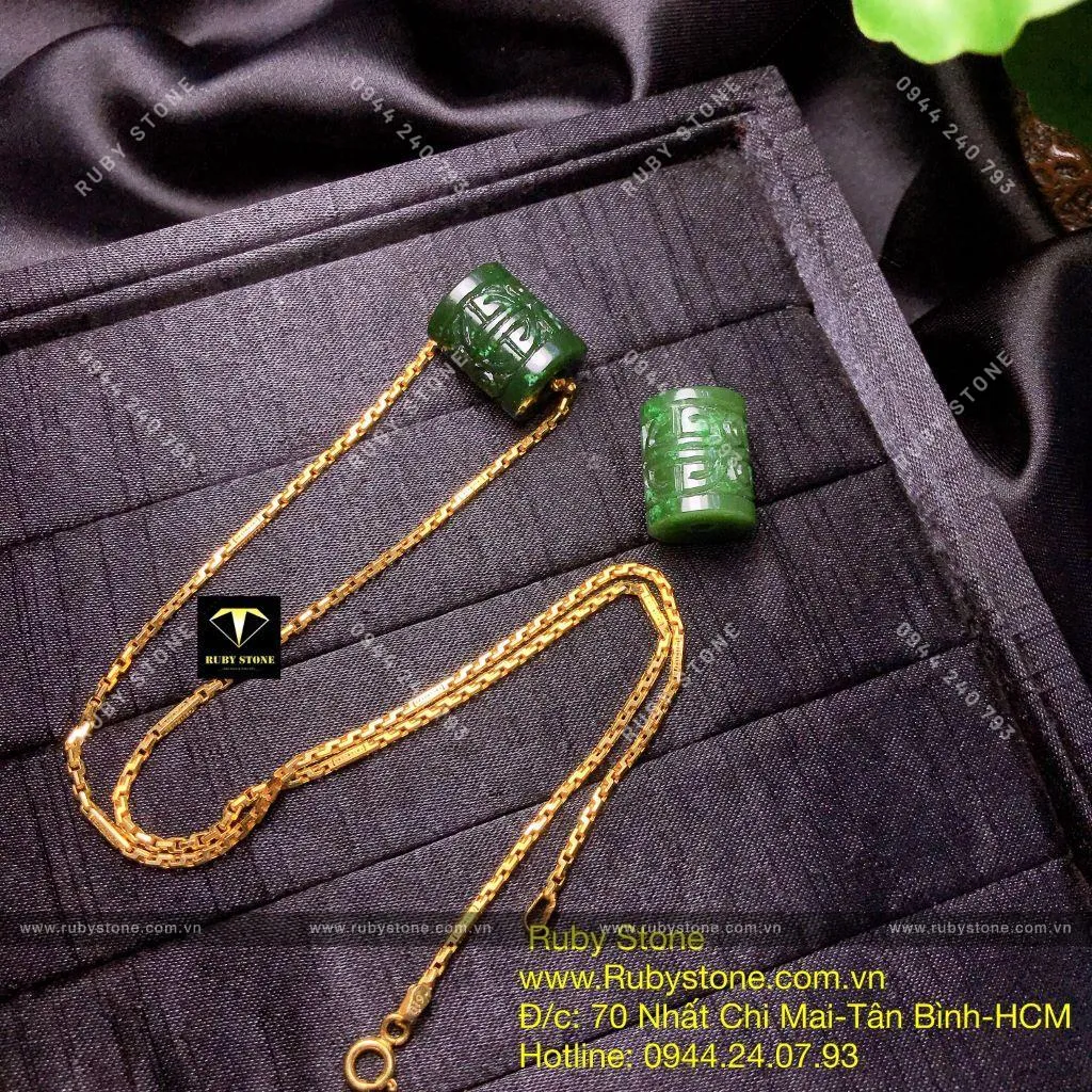 Lu thống ngọc bích Canada chạm khắc tinh xảo Lu thống ngọc bích Canada chạm khắc tinh xảo - Ảnh 5