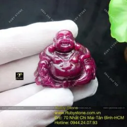 Phật Di Lặc Ruby Nam Phi dáng ngồi tự tại - Hình ảnh 9