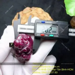 Phật Di Lặc Ruby Nam Phi dáng ngồi tự tại - Hình ảnh 11