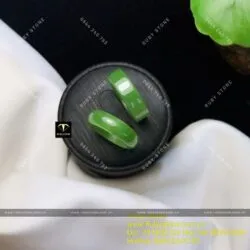 Nhẫn cặp ngọc bích Canada, bản 6mm - Hình ảnh 6