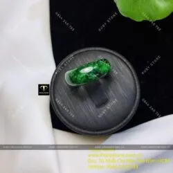 Nhẫn tròn ngọc Cẩm thạch sơn thuỷ Myanmar - Hình ảnh 3
