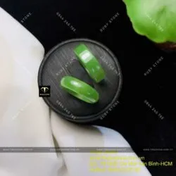 Nhẫn cặp ngọc bích Canada, bản 6mm