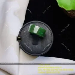 Nhẫn ngọc bích Canada xanh đậm 10 ly - Hình ảnh 3
