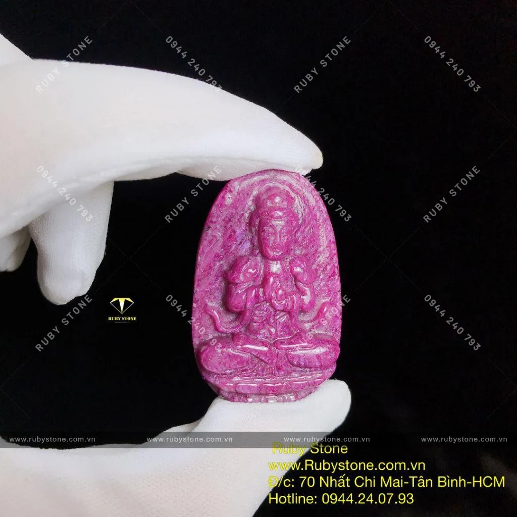 Phật bản mệnh Như lai đại nhật Ruby Nam Phi - tuổi Thân, Mùi, kích thước 42mm Phật bản mệnh Như lai đại nhật Ruby Nam Phi - tuổi Thân, Mùi, kích thước 42mm - Ảnh 8