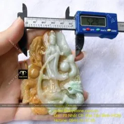 Phật Quan Âm Bồ Tát cứu khổ cứu nạn, kích thước 90x53mm - Hình ảnh 2