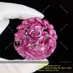 Phật Di Lặc Ruby Nam Phi VIP, kích thước 51mm - Hình ảnh 9