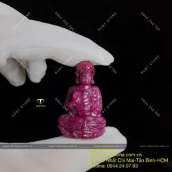 Phật Thích Ca Ruby Nam Phi, kích thước 35mm - Ảnh 7