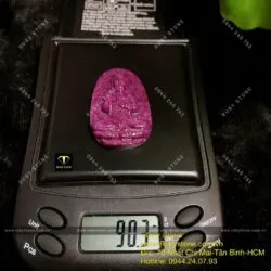 Phật bản mệnh Như lai đại nhật Ruby Nam Phi - tuổi Thân, Mùi, kích thước 42mm Phật bản mệnh Như lai đại nhật Ruby Nam Phi - tuổi Thân, Mùi, kích thước 42mm