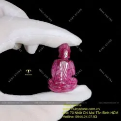Phật Thích Ca Ruby Nam Phi, kích thước 35mm - Ảnh 3