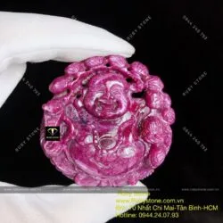 Phật Di Lặc Ruby Nam Phi VIP, kích thước 51mm - Hình ảnh 6