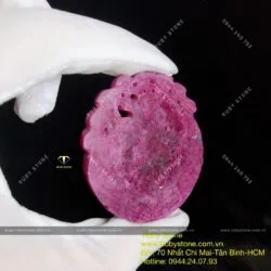 Phật Di Lặc Ruby Nam Phi VIP, kích thước 51mm - Hình ảnh 4