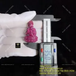 Phật Thích Ca Ruby Nam Phi, kích thước 35mm - Ảnh 2