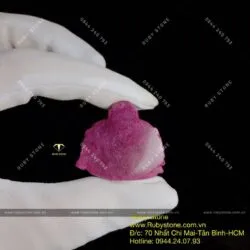 Phật Di Lặc Ruby Nam Phi, kích thước 29mm - Hình ảnh 4