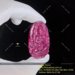 Phật bản mệnh Thiên thủ thiên nhãn Ruby Nam Phi, kích thước 43mm - Hình ảnh 9