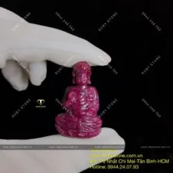Phật Thích Ca Ruby Nam Phi, kích thước 35mm - Ảnh 9