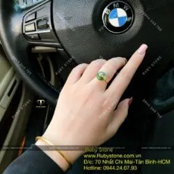 Bộ sản phẩm lắc tay hồ ly, vàng 18k và nhẫn hồ ly, vàng 10k - Hình ảnh 2