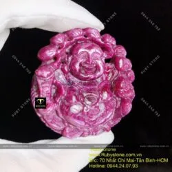 Phật Di Lặc Ruby Nam Phi VIP, kích thước 51mm - Hình ảnh 8
