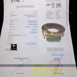 Thắt lưng da ngọc bích Canada, kiểm định PNJ - Hình ảnh 10