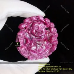 Phật Di Lặc Ruby Nam Phi VIP, kích thước 51mm - Hình ảnh 7