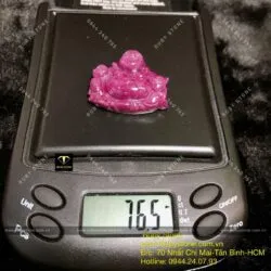 Phật Di Lặc Ruby Nam Phi, kích thước 29mm - Hình ảnh 10