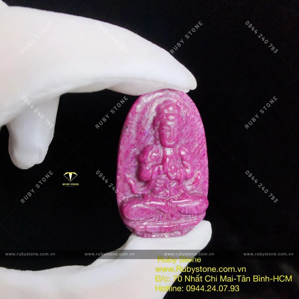 Phật bản mệnh Như lai đại nhật Ruby Nam Phi - tuổi Thân, Mùi, kích thước 42mm Phật bản mệnh Như lai đại nhật Ruby Nam Phi - tuổi Thân, Mùi, kích thước 42mm - Ảnh 7