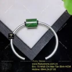 Kiềng bạc Lu thống ngọc bích Canada - Hình ảnh 3