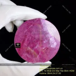 Tác phẩm hoa mẫu đơn khoe sắc Ruby Nam Phi, kích thước 56mm - Hình ảnh 4