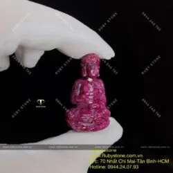 Phật Thích Ca Ruby Nam Phi, kích thước 35mm - Ảnh 5