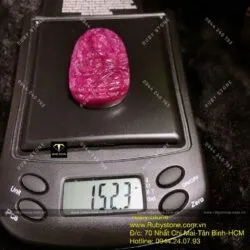 Phật bản mệnh Thiên thủ thiên nhãn Ruby Nam Phi, kích thước 43mm - Hình ảnh 4