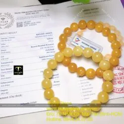 Vòng hổ phách mật lạp