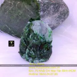 Phật quan âm Cẩm thạch sơn thuỷ (jadeite A) - Ảnh 3