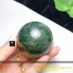 Quả cầu ngọc bích Canada - hoá giải sát khí, ĐK 52mm - Hình ảnh 5