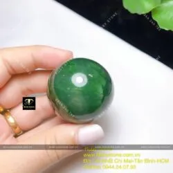 Quả cầu ngọc bích Canada, kích thước 39mm - Ảnh 5