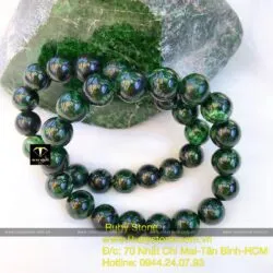 Vòng chuỗi ngọc Cẩm thạch sơn thuỷ 10 ly - Ảnh 6