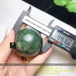 Quả cầu ngọc bích Canada, kích thước 44mm - Hình ảnh 6