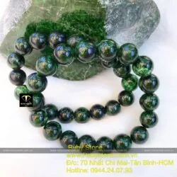 Vòng chuỗi ngọc Cẩm thạch sơn thuỷ 10 ly - Ảnh 7