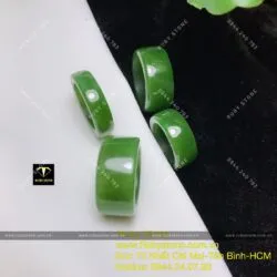 Nhẫn nam ngọc bích Canada (nước 1), bản 12 ly - Hình ảnh 4