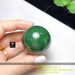Quả cầu ngọc bích Canada, kích thước 39mm - Ảnh 4