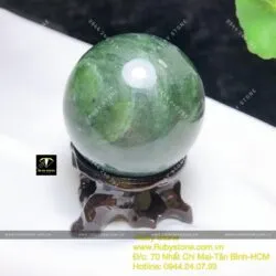Quả cầu ngọc bích Canada - hoá giải sát khí, ĐK 52mm - Hình ảnh 3