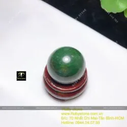 Quả cầu phong thuỷ ngọc bích Canada, kích thước 34mm - Ảnh 3
