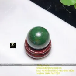 Quả cầu phong thuỷ ngọc bích Canada, kích thước 34mm