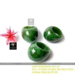 Nhẫn yên ngựa Ngọc bích thon nhọn - Hình ảnh 5
