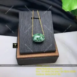 Lu thống ngọc Cẩm thạch sơn thuỷ (jadeite A) - Hình ảnh 3