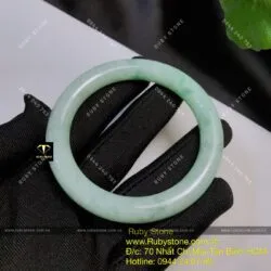 Vòng cẩm thạch đậu lý (Gia công theo yêu cầu) - Ảnh 2